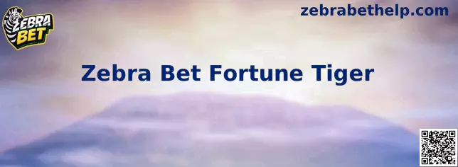 Interface demonstrativa do jogo Zebra Bet Fortune Tiger